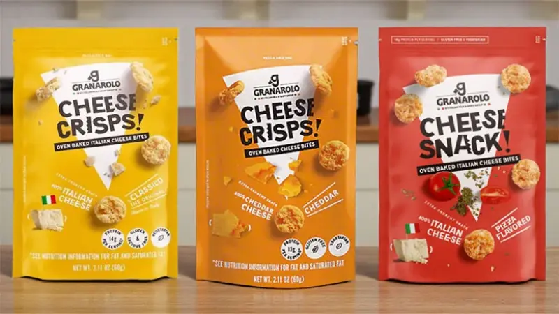 Granarolo Enters Snack Market With Cheese Crisps