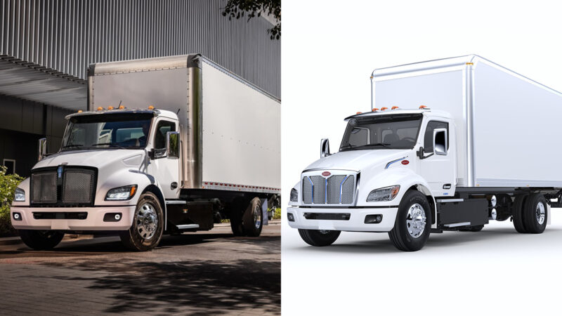 Peterbilt, Kenworth expand EV lineup with new medium-duty models