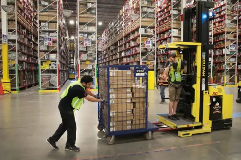 Amazon targets carbon emission cuts at grocery fulfillment centers