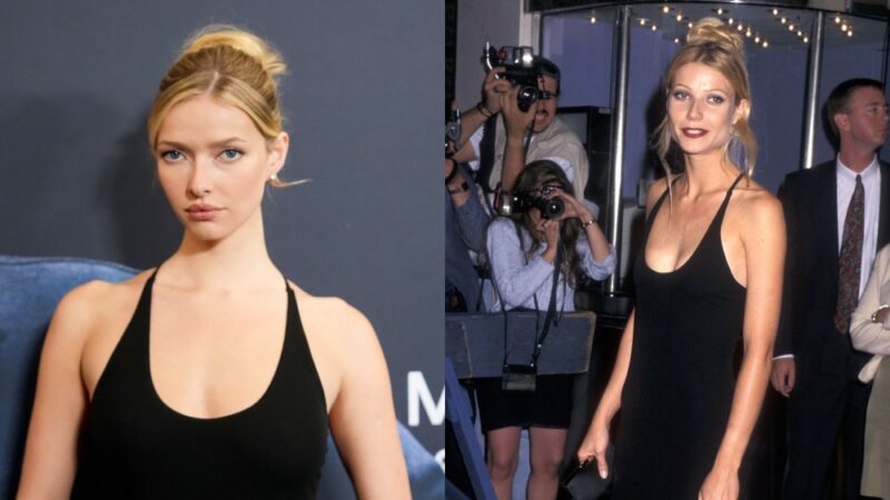Gwyneth Paltrow’s Daughter Apple Martin Wears Her Mom’s Calvin Klein Collection Dress to the ‘Marty Supreme’ Premiere