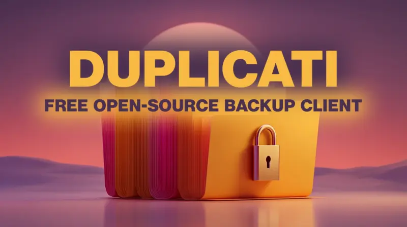 Duplicati: Free, open-source backup client