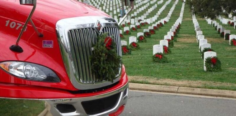 Truckers support Wreaths Across America Day