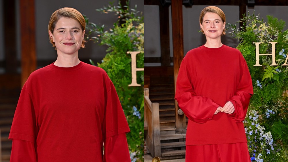 Jessie Buckley Pays Homage to Her ‘Hamnet’ Character in Red Carven Look