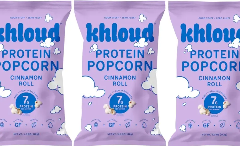 Khloud Adds Cinnamon Roll Protein Popcorn Flavor