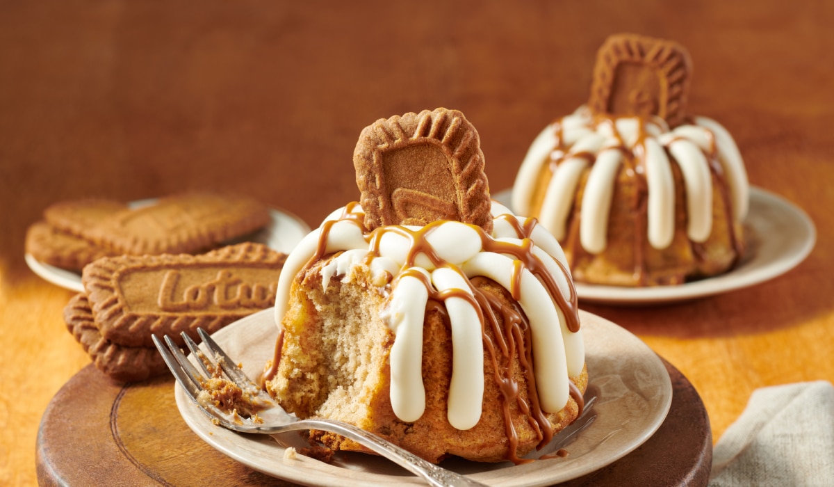 Nothing Bundt Cakes Brings Back Biscoff Cookie Butter Flavor and Debuts New Chocolate-Frosted Delight