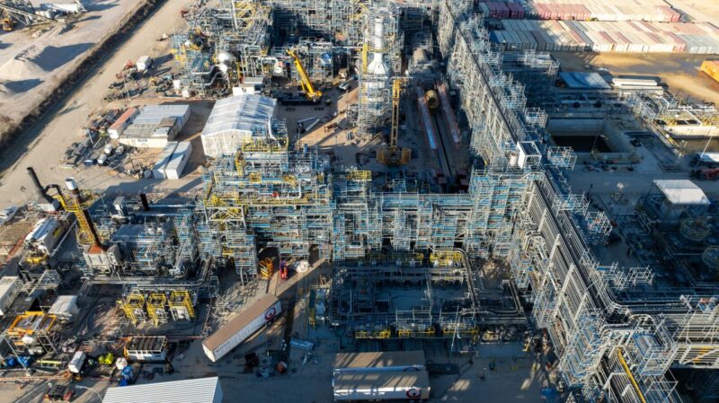 Texan facility produces its first ammonia