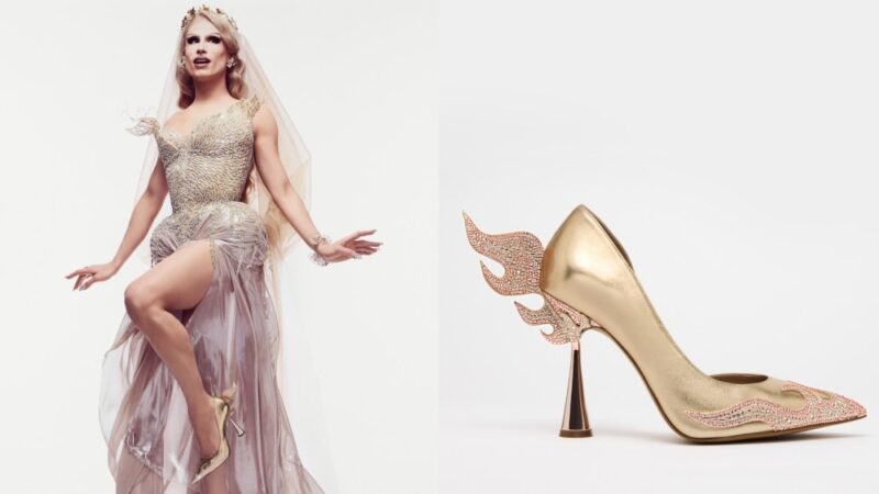 EXCLUSIVE: Betsey Johnson and DD Fuego of ‘RuPaul’s Drag Race’ Collaborate on ‘Flame Shoes’