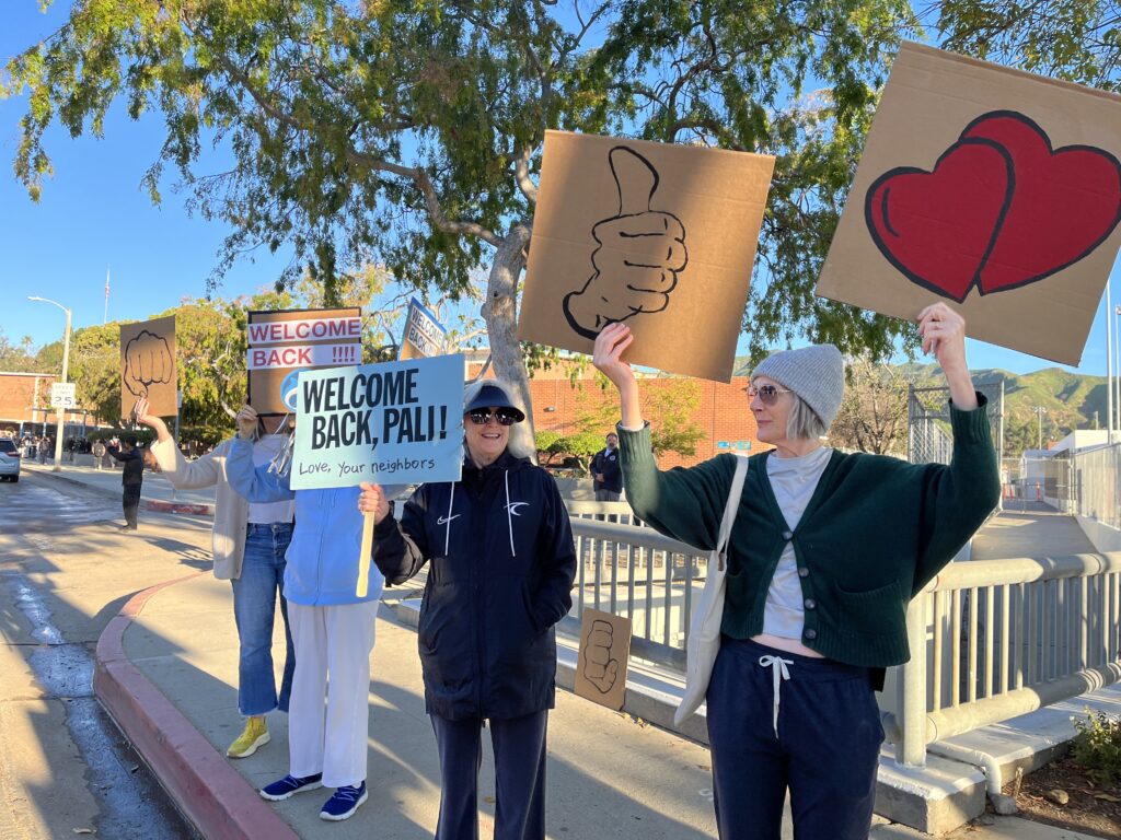 ‘A true homecoming’: Pali High students return a year after the L.A. fires 