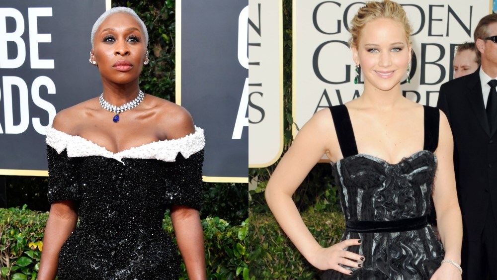 What the Film Nominees Wore to Their First Golden Globe Awards Red Carpet: Cynthia Erivo, Jennifer Lawrence and More