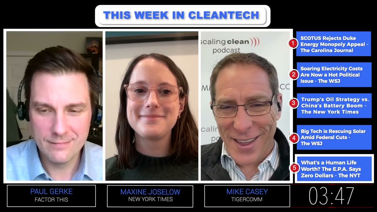 What’s a life worth to the EPA? – This Week in Cleantech
