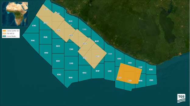 TGS’ 3D reprocessing seismic survey setting the stage for oil & gas exploration offshore Liberia