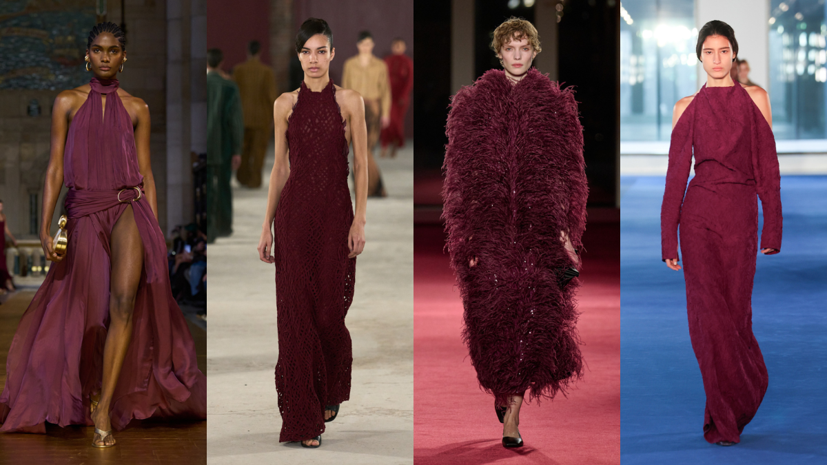This Deep Purple Shade Is Everywhere on the NYFW Runways