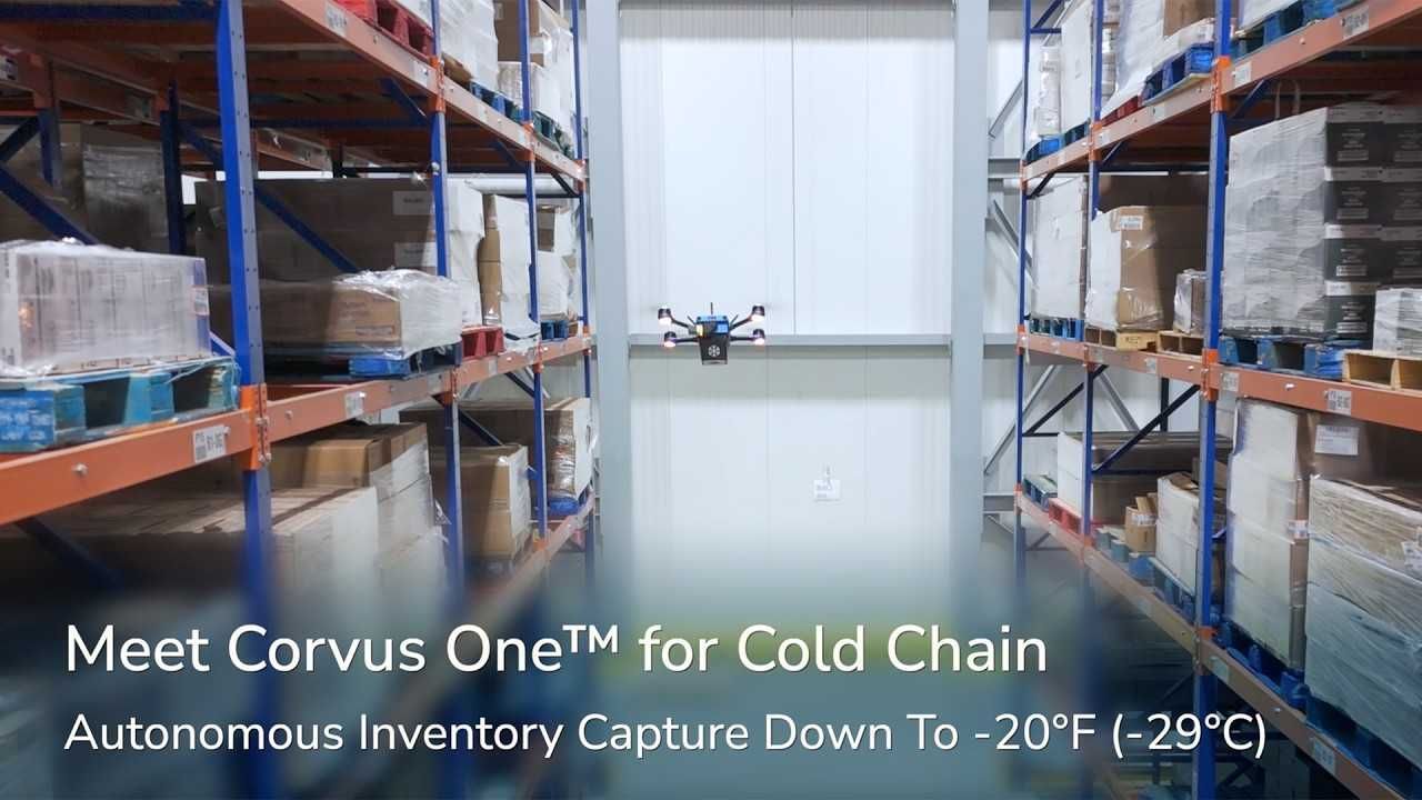 Corvus One for Cold Chain: Autonomous Inventory Capture at -20°F