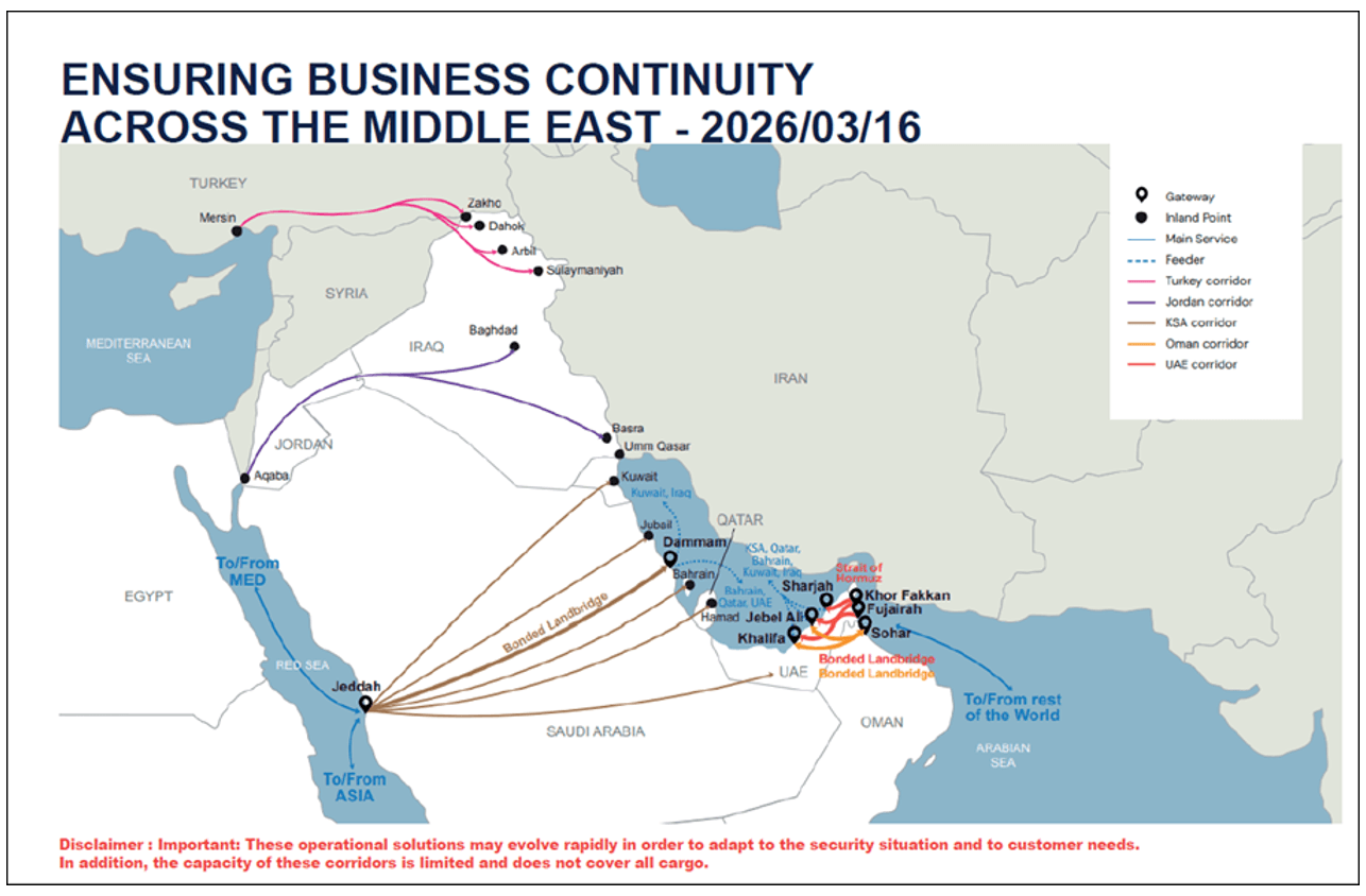 Iran War: CMA CGM opens alternate multimodal freight routes to bypass Strait of Hormuz