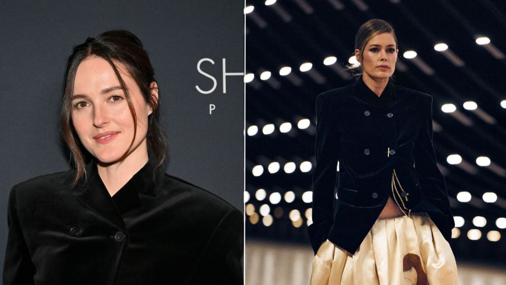 Renate Reinsve Mixes Hard Tailoring and Painted Satin in Khaite at WIF’s Oscars Nominees Celebration