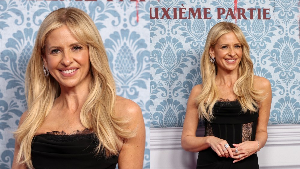 Sarah Michelle Gellar Takes on Dark Glamour in Temraza Look