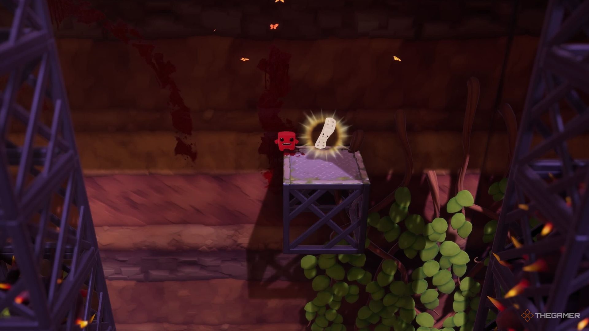 How To Find Every World 1 Bandage In Super Meat Boy 3D