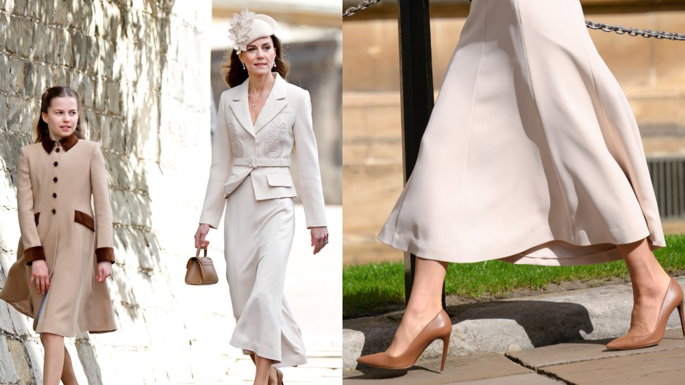 Kate Middleton and Princess Charlotte’s Easter Footwear: Ralph Lauren Pumps and Tory Burch Ballet Flats