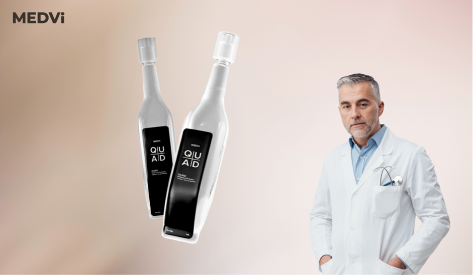 New York Times-lauded Medvi is marketing QUAD, a four-drug ED cocktail with a Parkinson’s drug component