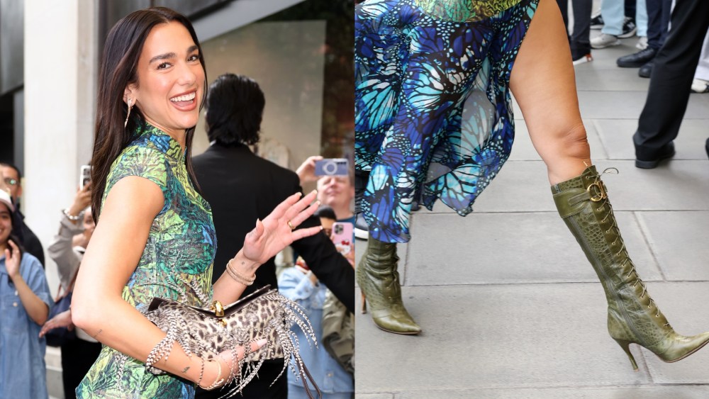 Dua Lipa Digs in the Archives to Revive Dior by John Galliano Croc Boots