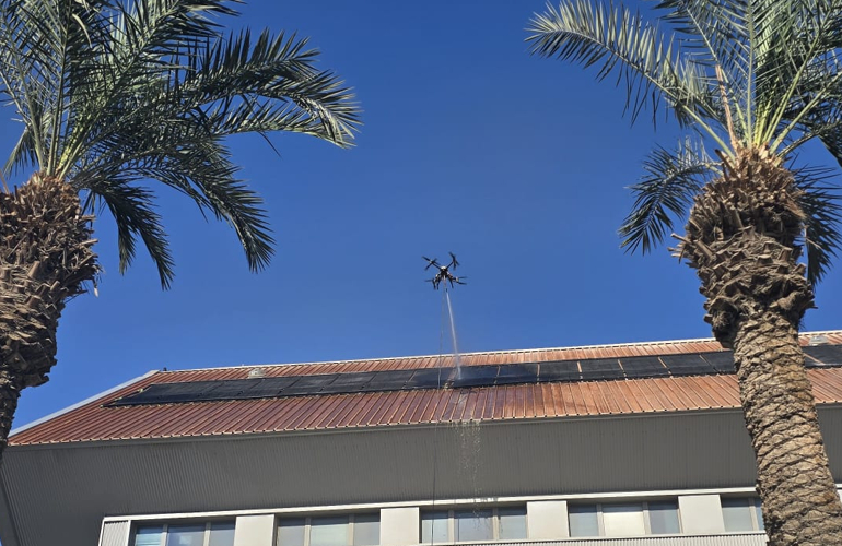 California university to hold demonstration on Apellix solar panel cleaning drone