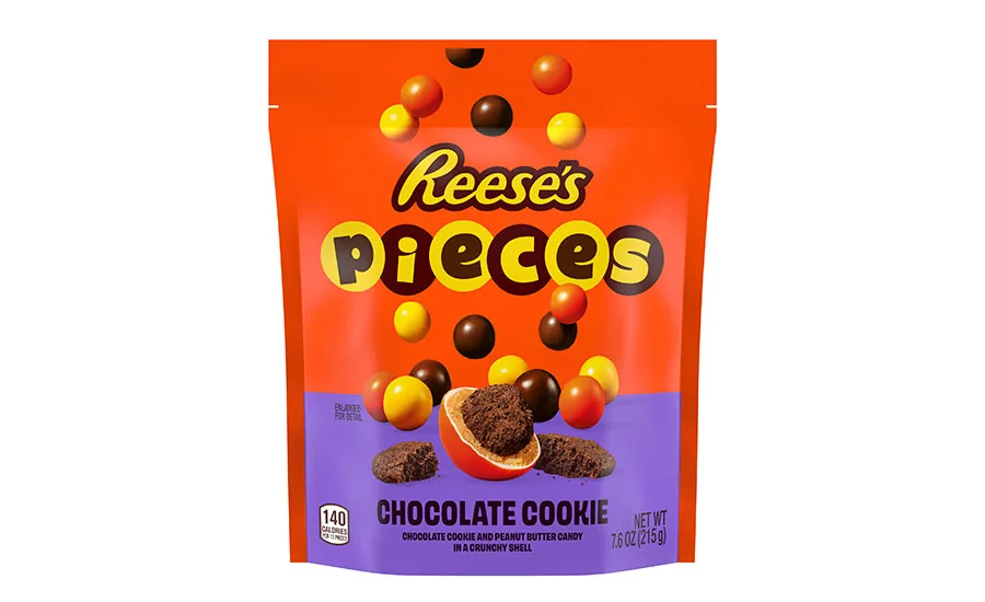 Reese's Pieces Debuts Chocolate Cookie Center